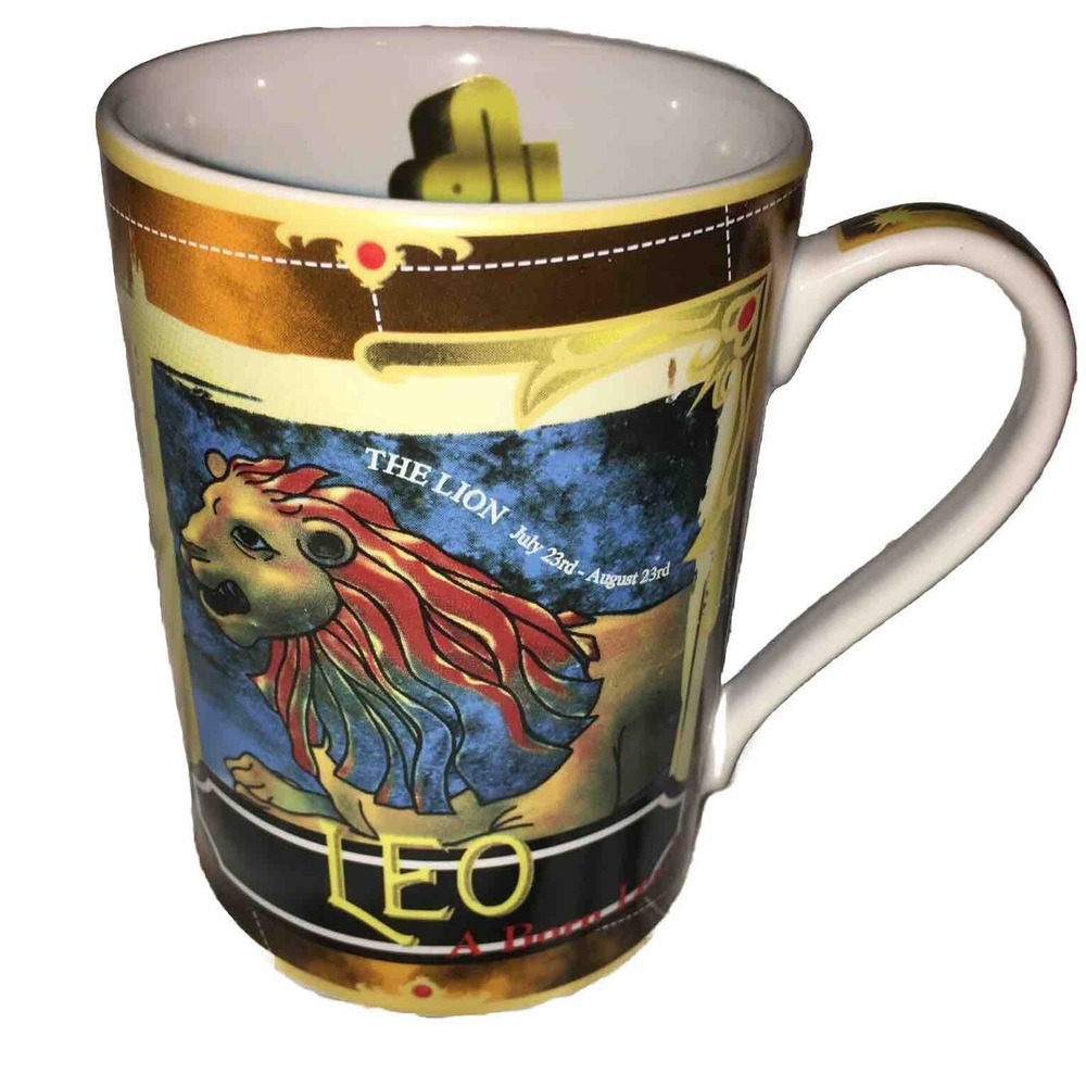 Vintage Leo Zodiac Coffee Cup Collectible Rare by Giftware